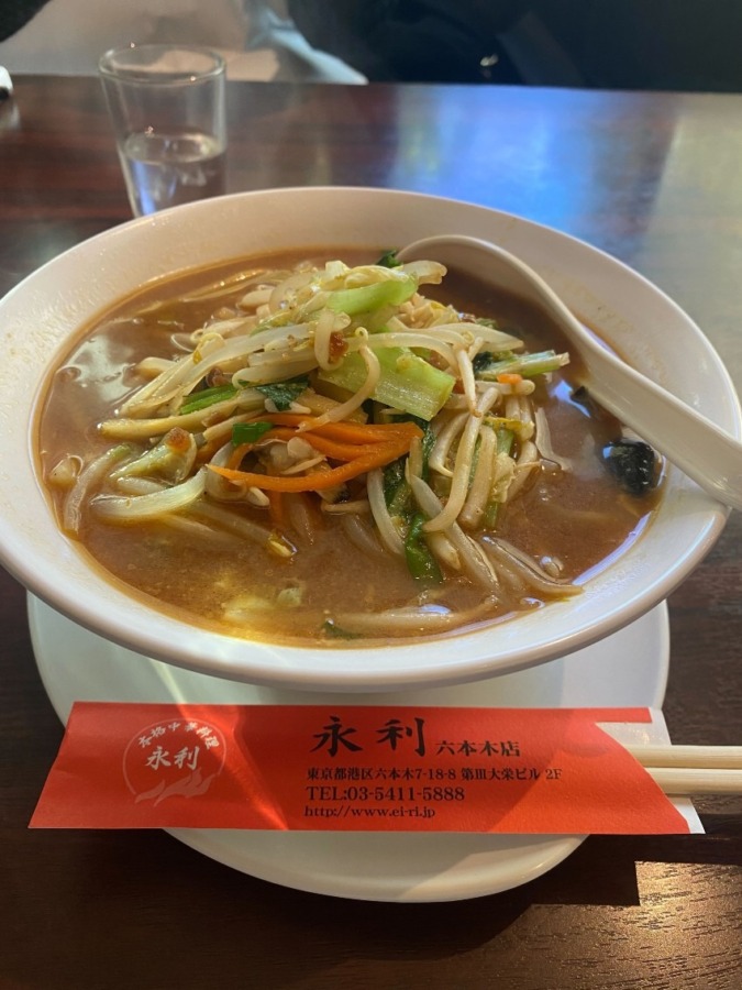 冬の寒い日に食べたい。珍しい浅利の味噌刀削麺！